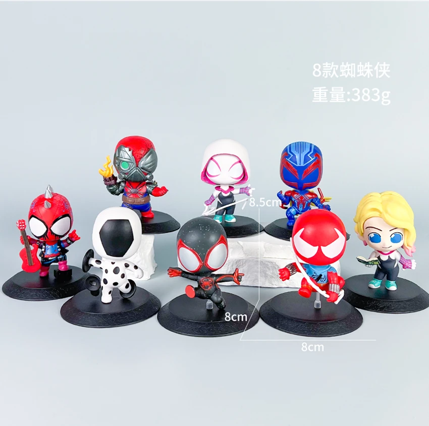 Avengers Action Figure Third Generation Q Version Alliance Eight Styles