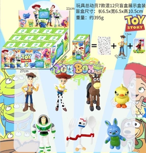 Disney Handmade Toy Story Standing Posture Box Blind Plus 12 Kartu (Total 12 Kartu)
