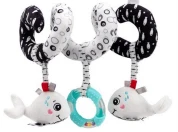 Short Black & White Crib Wrap