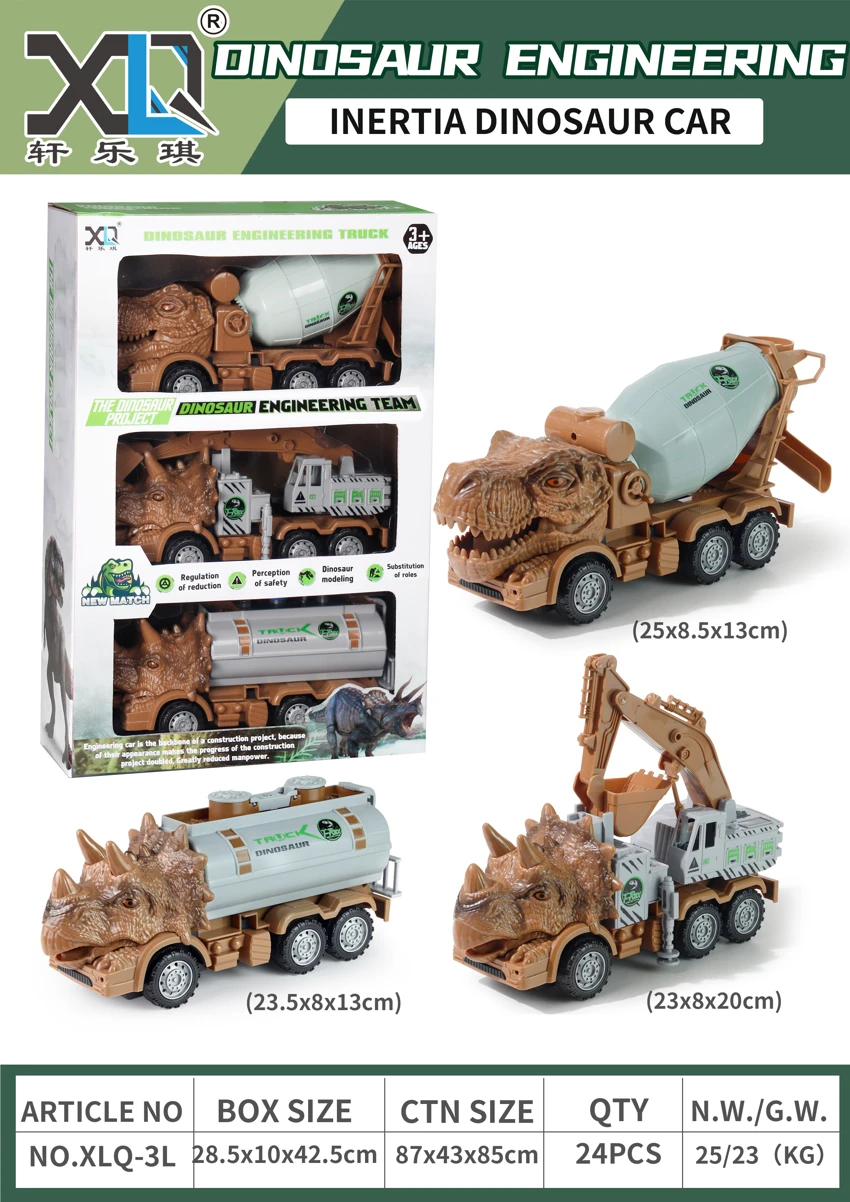 Dinosaur hanya mempunyai 3 jenis