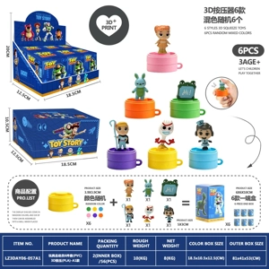 Toy Story 6-Piece Set (PVC) 3D Printed Press (PLA) - A1 Style