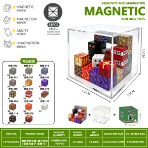 Saya Dunia Tema - kotak magnetik + kotak akrilik - adegan 18