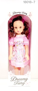 New 18-inch Big-Eyed Chubby Child Doll Body with 3D Eyes, IC, and Multi-Color Clothing