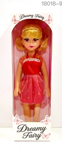 New 18-inch Big-Eyed Chubby Child Doll Body with IC and Multi-Color Clothing
