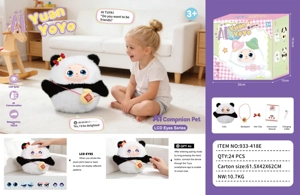 Norah elektrik bulu bulu AI bulat pintar (FuFuFu)