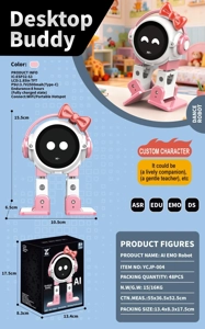 Robot AEKO dengan skrin bulat AI