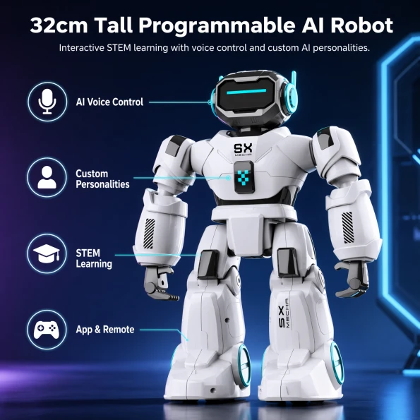 Robot yang pintar dengan awan