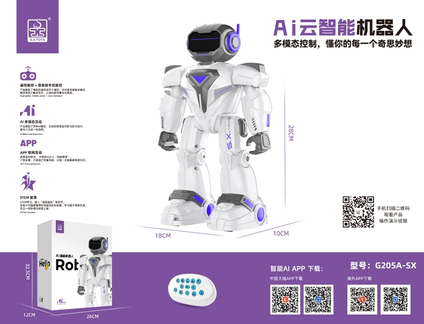 Robot yang pintar dengan awan