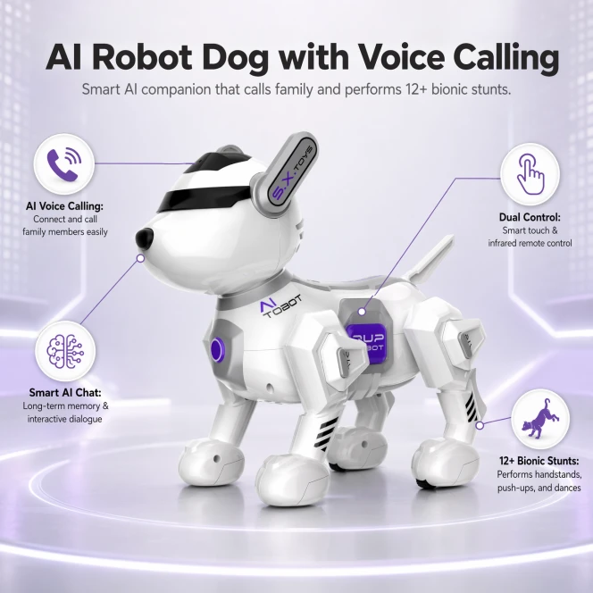 สุนัขหุ่นยนต์ AI ที่โทรศัพท์ได้