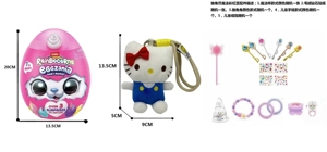ZURU Series Bestseller Rainbow Cloud Wave Baby Unicorn Magic Egg Surprise Egg Plush Toy with 5 Surprise Accessories