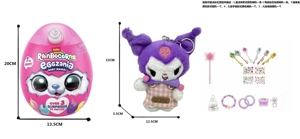 ZURU Series Bestseller Rainbow Cloud Wave Baby Unicorn Magic Egg Surprise Egg Plush Toy with 5 Surprise Accessories