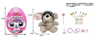 ZURU Series Hot Selling Rainbow Cloud Baby Unicorn Magic Egg Surprise Egg Plush Doll with 5 Surprise Accessories