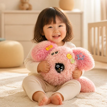 Nora Electric Plush AI Smart Pink Qiuqiu