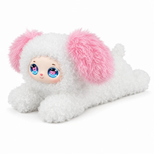 Nora Electric Plush AI Model LCD Shaking Head - Multicolored Teddy Dog