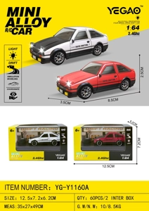 1:64 Toyota AE86 (kawal jauh mini)