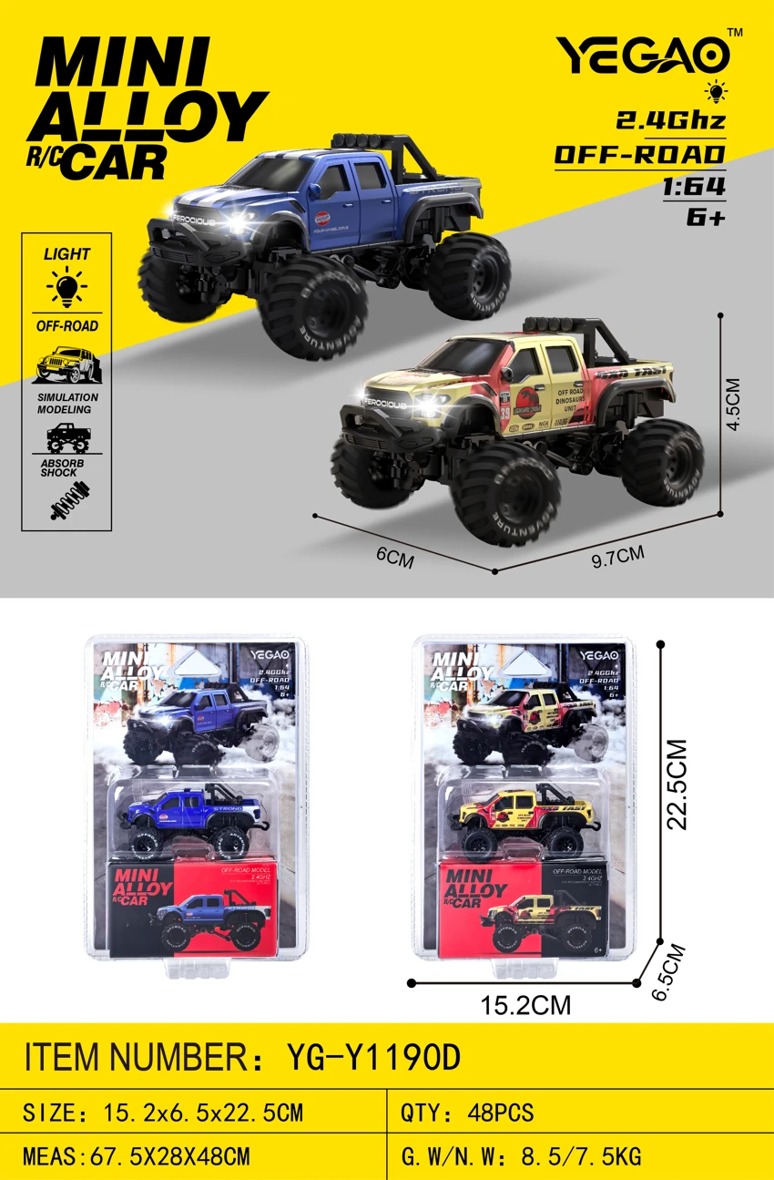 1:64 Off-Road Raptor (Mini Remote Control)
