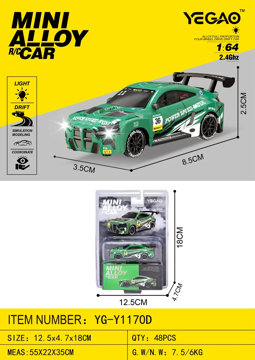 1:64 BMW M4 Cyclops Angel (Mini RC)