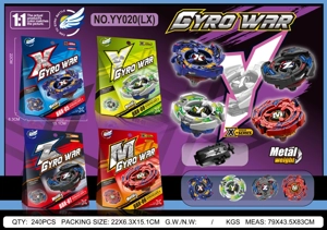 1:1 Alloy Gyro + Pull String Launcher