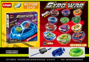 Alloy Dual Spinning Tops: Large Launcher + Pull-String Launcher + Spinning Top Plate